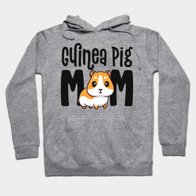 American Guinea Pig Mom Gifts Women Girls Furry Potato Mama Hoodie by 14thFloorApparel